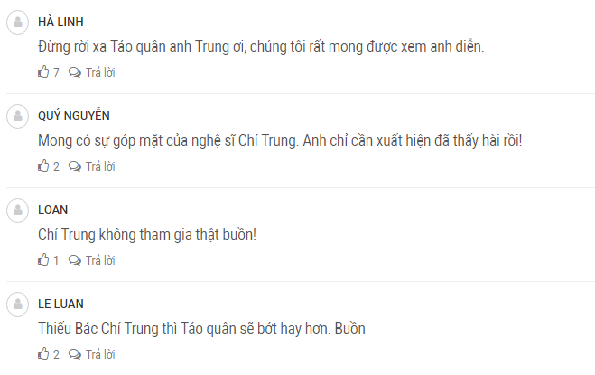 Khán giả tiếc nuối nếu Chí Trung không diễn Táo quân 2019 ảnh 1