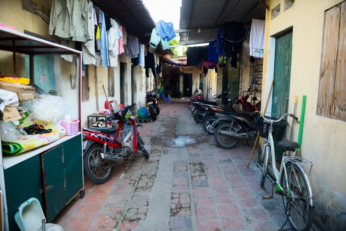 Một khu nhà trọ công nhân.