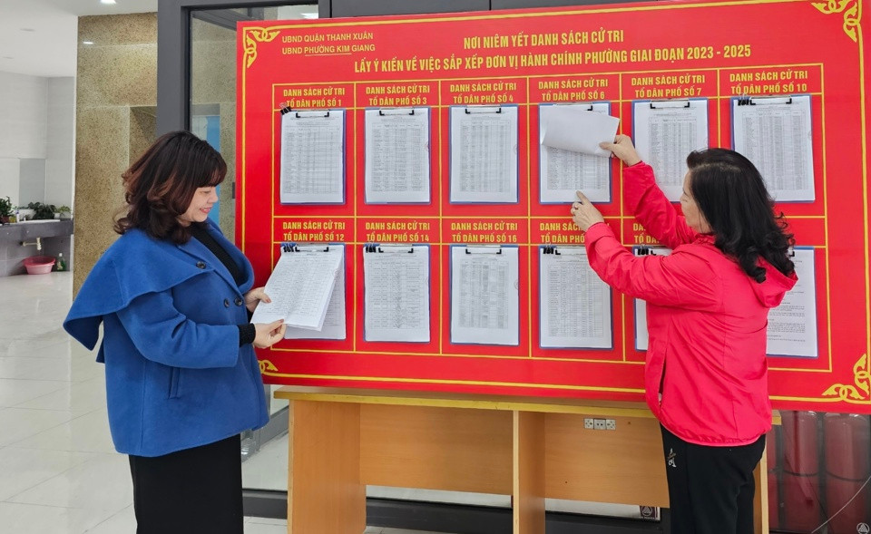 Cử tri phường Kim Giang, quận Thanh Xuân xem danh sách cử tri Cử tri phường Kim Giang, quận Thanh Xuân xem danh sách cử tri