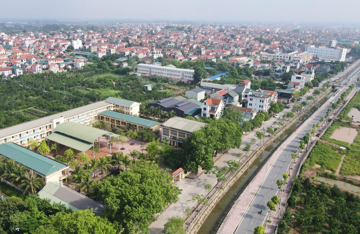 Một góc huyện Hoài Đức