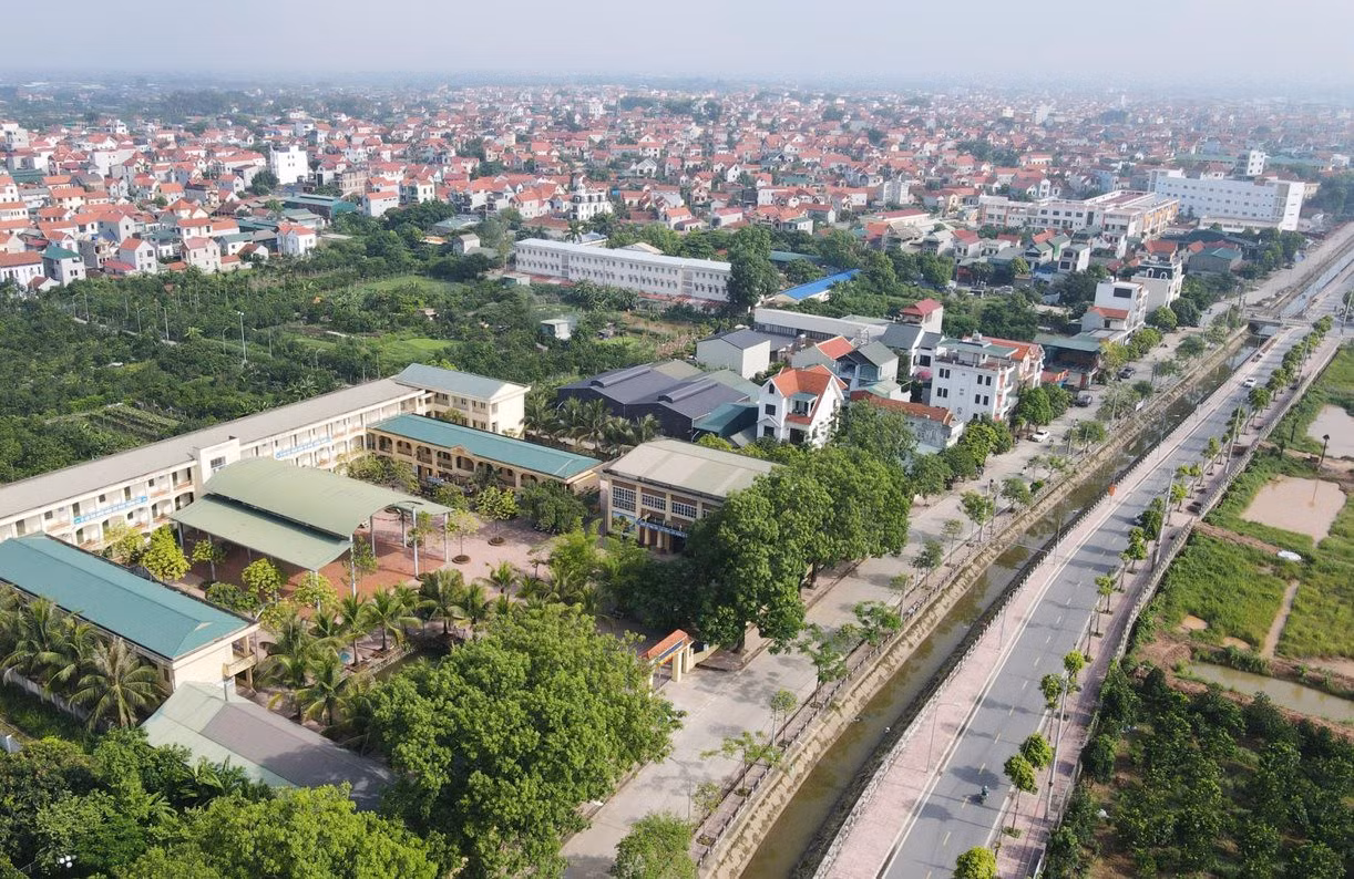 Một góc huyện Hoài Đức