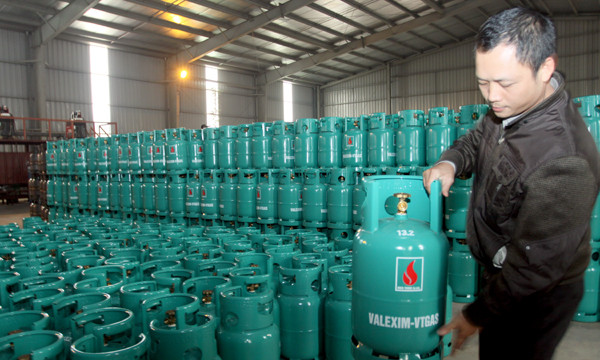 Bình gas hoàn thiện khi ra lò