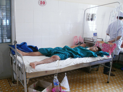 Nghi can nghịch tử được cấp cứu tại bệnh viện