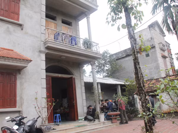 Ngôi nhà nạn nhân Nguyễn Thị Quỳnh. Ảnh: tuấn nguyễn