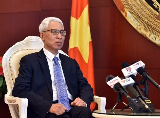 Đại sứ Phạm Sao Mai trả lời phỏng vấn báo chí Việt Nam về ý nghĩa chuyến thăm của Tổng Bí thư Nguyễn Phú Trọng tới Trung Quốc Đại sứ Phạm Sao Mai trả lời phỏng vấn báo chí Việt Nam về ý nghĩa chuyến thăm của Tổng Bí thư Nguyễn Phú Trọng tới Trung Quốc
