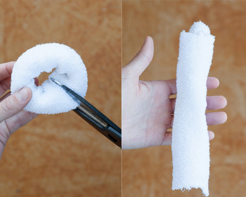 Tóc búi cuộn quý phái bằng… một chiếc tất - 3