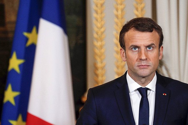 Tổng thống Pháp Emmanuel Macron. Tổng thống Pháp Emmanuel Macron.