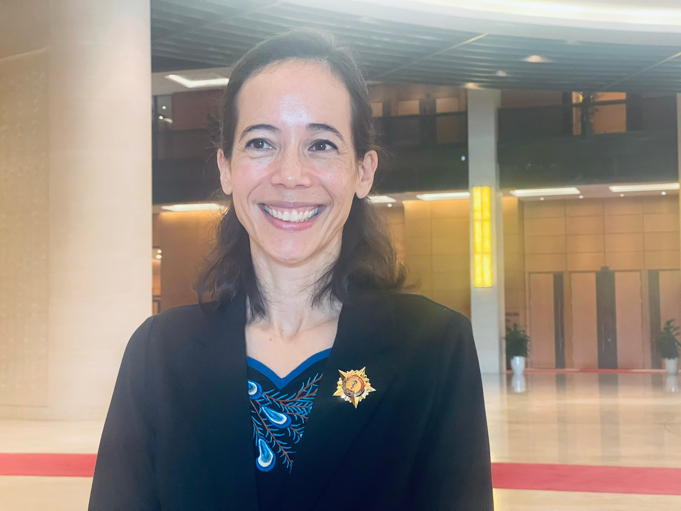 Bà Aurélia Nguyen, Giám đốc chiến lược chương trình của Liên minh toàn cầu về vắc xin và tiêm chủng (GAVI), nguyên Giám đốc điều hành cơ chế COVAX. Ảnh: L.A Bà Aurélia Nguyen, Giám đốc chiến lược chương trình của Liên minh toàn cầu về vắc xin và tiêm chủng (GAVI), nguyên Giám đốc điều hành cơ chế COVAX. Ảnh: L.A