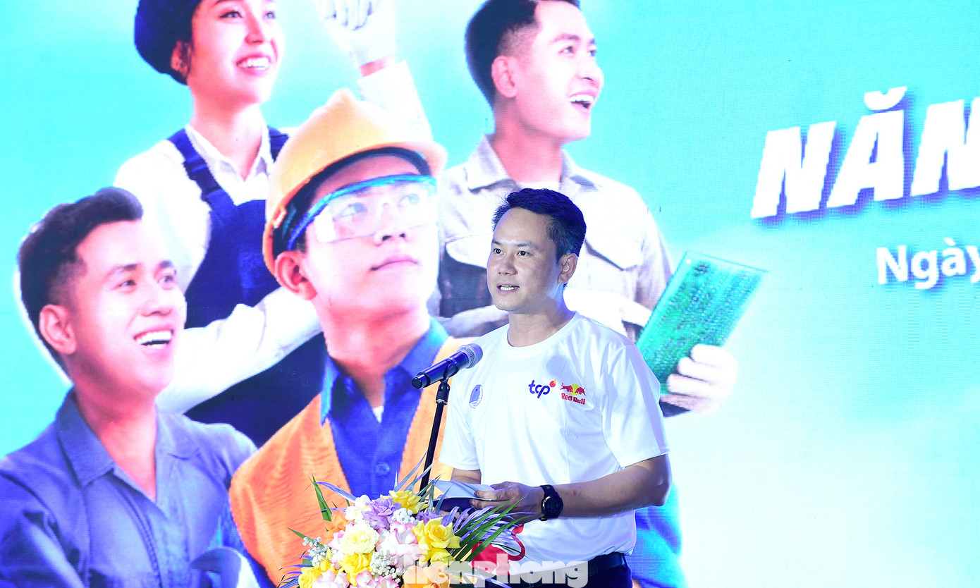 Anh Nguyễn Kim Quy phát biểu tại chương trình. Ảnh: Xuân Tùng Anh Nguyễn Kim Quy phát biểu tại chương trình. Ảnh: Xuân Tùng