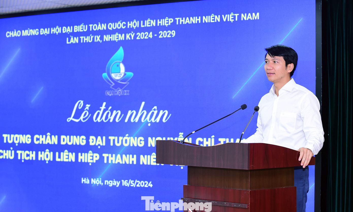Anh Nguyễn Ngọc Lương phát biểu tại chương trình. Ảnh: Xuân Tùng