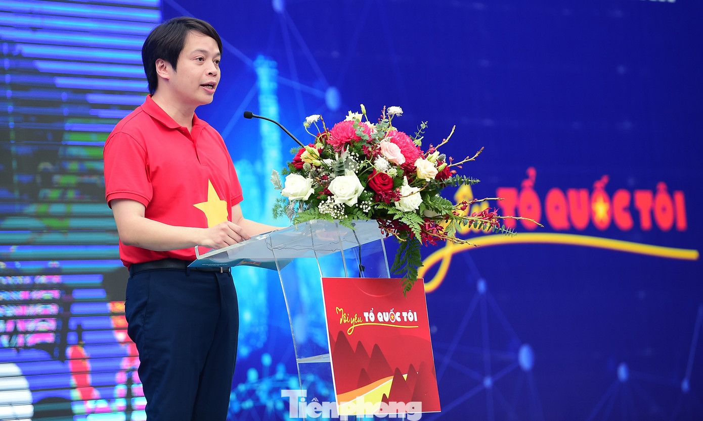 Anh Nguyễn Hữu Tú phát biểu tại chương trình. Ảnh: Xuân Tùng Anh Nguyễn Hữu Tú phát biểu tại chương trình. Ảnh: Xuân Tùng