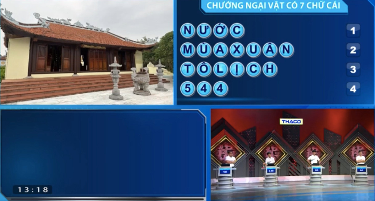 Minh Khôi giải mã chính xác ẩn số cần tìm là "Vạn Xuân". Minh Khôi giải mã chính xác ẩn số cần tìm là "Vạn Xuân".