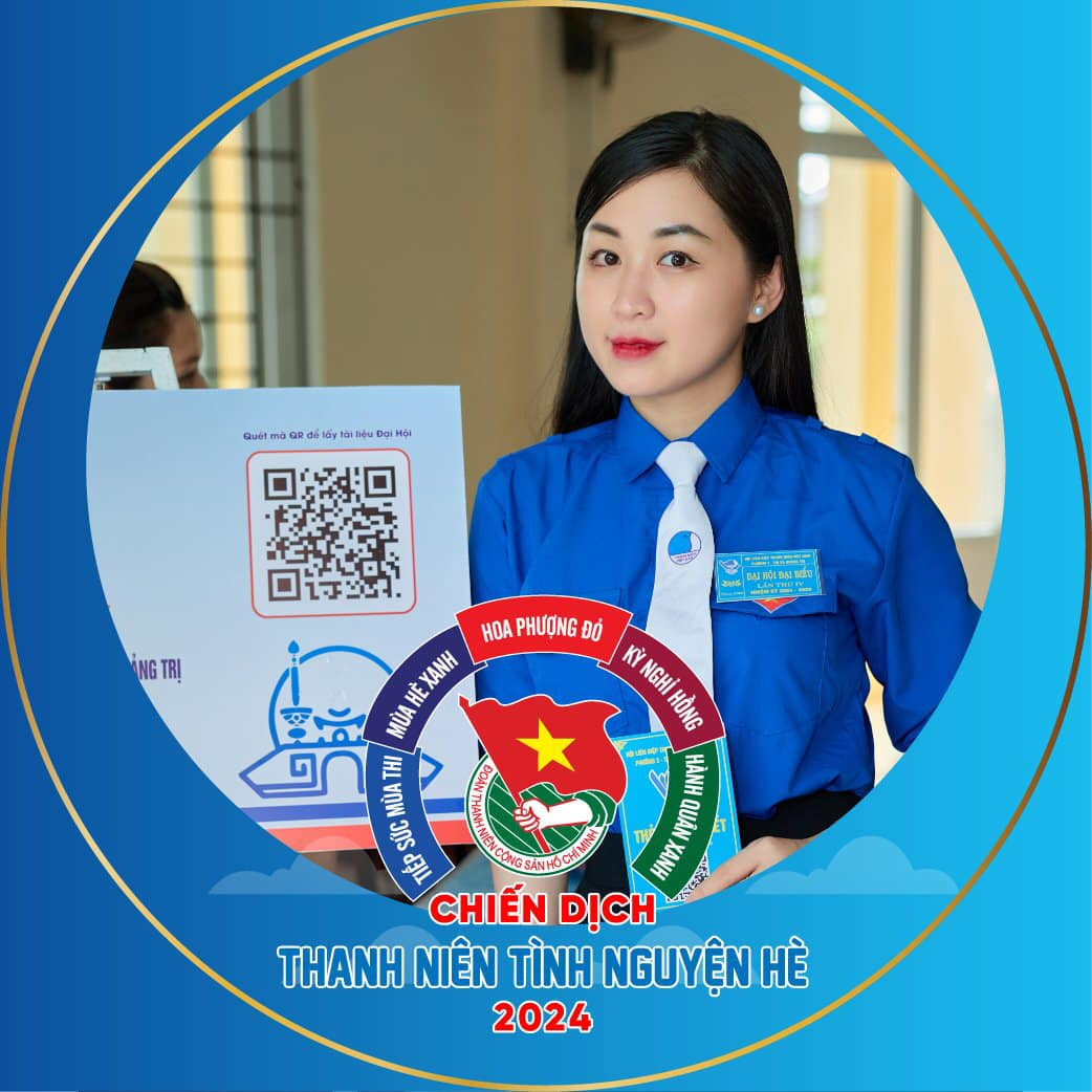 Gắn với các bài chia sẻ có các hashtag: #Chiendichthanhnientinhnguyenhe2024 #thanhnientinhnguyen #tuoitrevietnam #CDTN #Hoaphuongdo #Hanhquanxanh #Kynghihong #Muahexanh #Tiepsucmuathi. Gắn với các bài chia sẻ có các hashtag: #Chiendichthanhnientinhnguyenhe2024 #thanhnientinhnguyen #tuoitrevietnam #CDTN #Hoaphuongdo #Hanhquanxanh #Kynghihong #Muahexanh #Tiepsucmuathi.