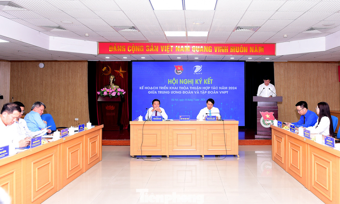 Quang cảnh hội nghị ký kết kế hoạch triển khai thoả thuận hợp tác năm 2024. Ảnh: Xuân Tùng Quang cảnh hội nghị ký kết kế hoạch triển khai thoả thuận hợp tác năm 2024. Ảnh: Xuân Tùng