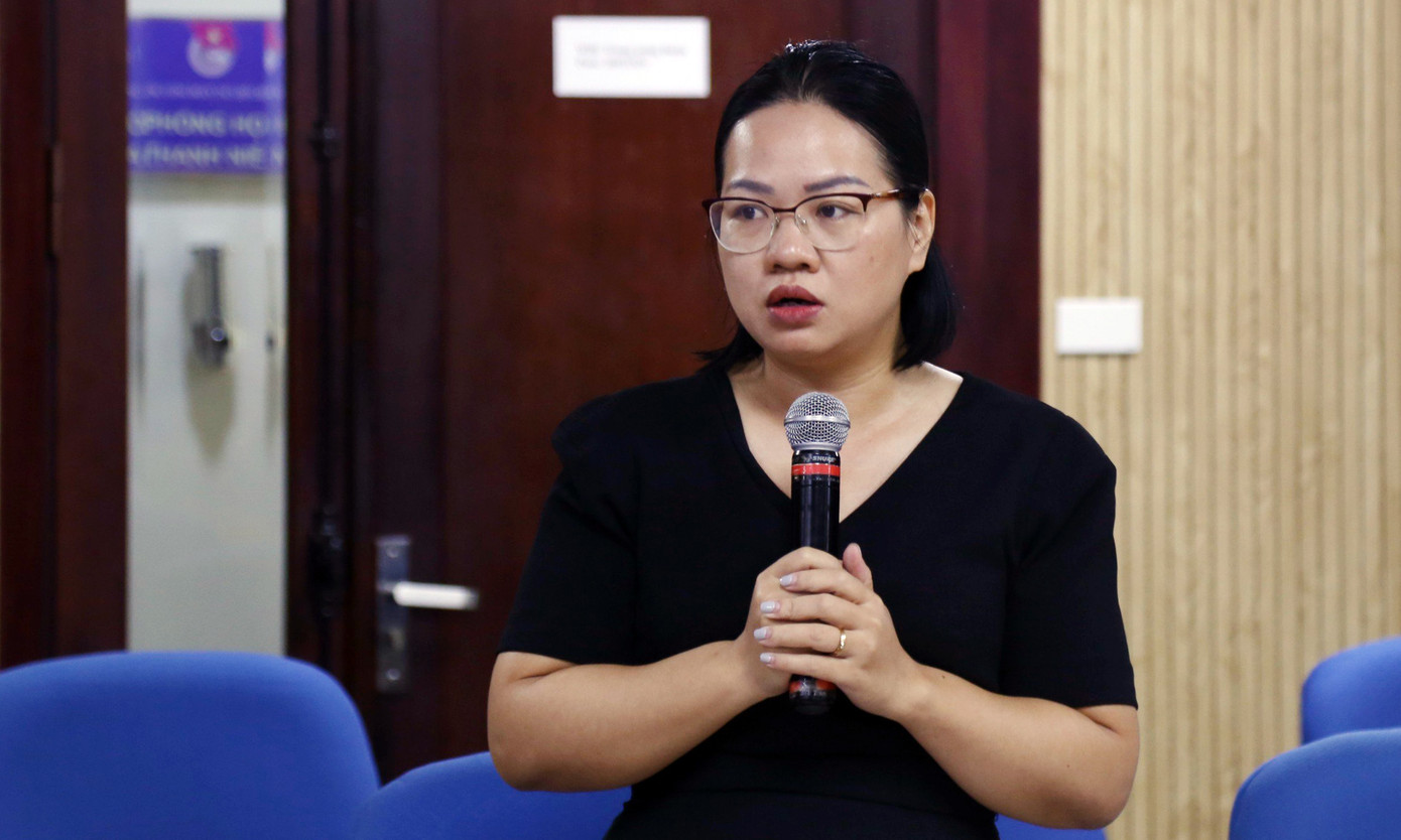 Các đại biểu của Ban Dân vận T.Ư và T.Ư Đoàn trao đổi, chia sẻ ý kiến tại buổi làm việc. Ảnh; Lâm Đăng Hải Các đại biểu của Ban Dân vận T.Ư và T.Ư Đoàn trao đổi, chia sẻ ý kiến tại buổi làm việc. Ảnh; Lâm Đăng Hải