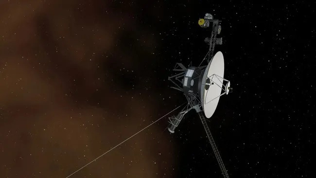 Mô phỏng về tàu thăm dò Voyager đang tiến vào không gian giữa các vì sao. (Ảnh: NASA/JPL-Caltech) Mô phỏng về tàu thăm dò Voyager đang tiến vào không gian giữa các vì sao. (Ảnh: NASA/JPL-Caltech)