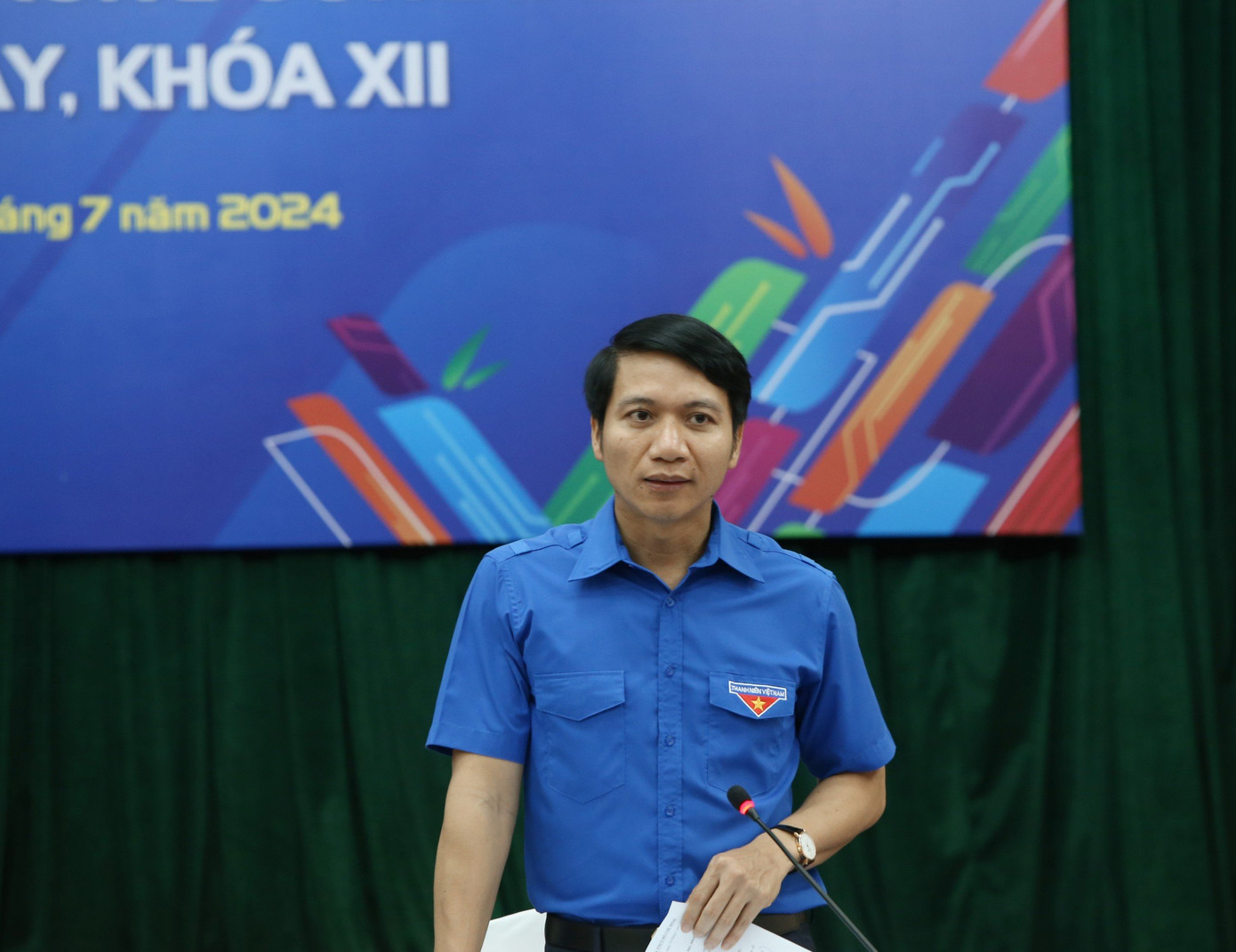 Anh Nguyễn Ngọc Lương – Bí thư thường trực T.Ư Đoàn, Chủ tịch T.Ư Hội LHTN Việt Nam phát biểu tại hội nghị. Anh Nguyễn Ngọc Lương – Bí thư thường trực T.Ư Đoàn, Chủ tịch T.Ư Hội LHTN Việt Nam phát biểu tại hội nghị.