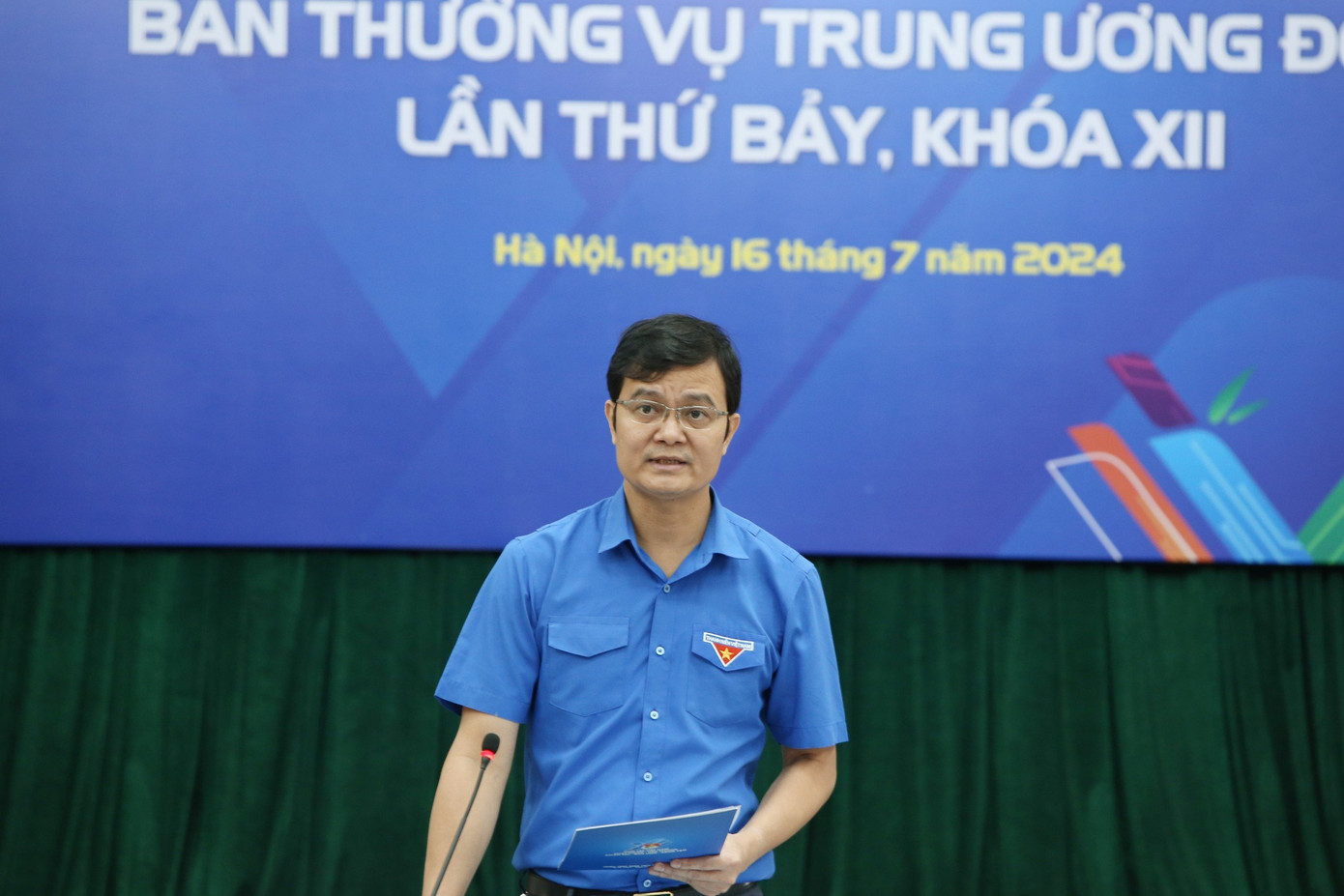 Bí thư thứ nhất T.Ư Đoàn Bùi Quang Huy khai mạc hội nghị. Ảnh: Lâm Đăng Hải Bí thư thứ nhất T.Ư Đoàn Bùi Quang Huy khai mạc hội nghị. Ảnh: Lâm Đăng Hải