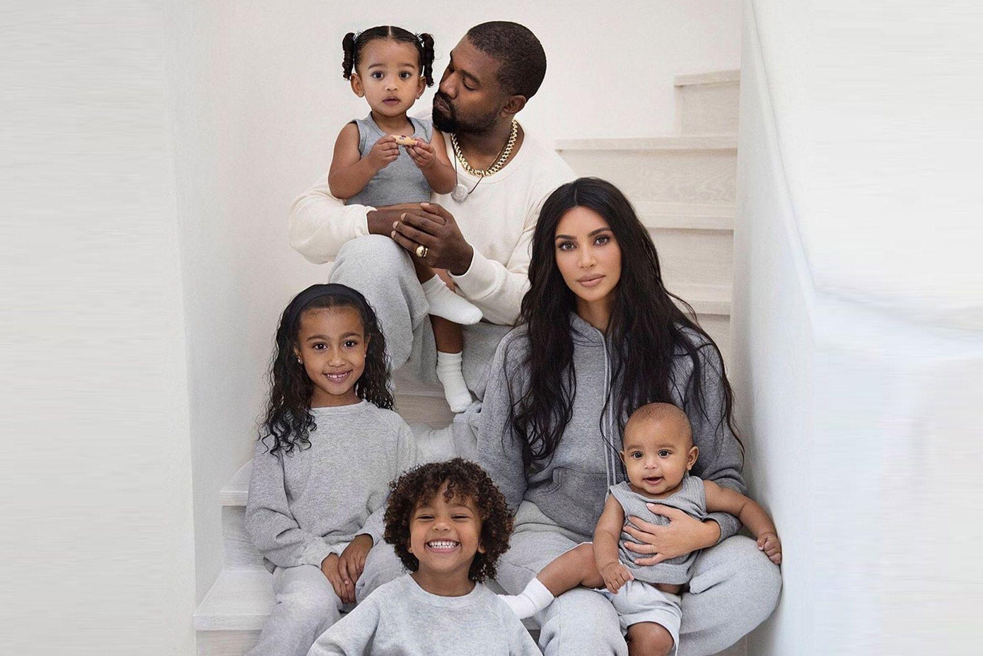 Kim và Kanye có 4 người con chung.
