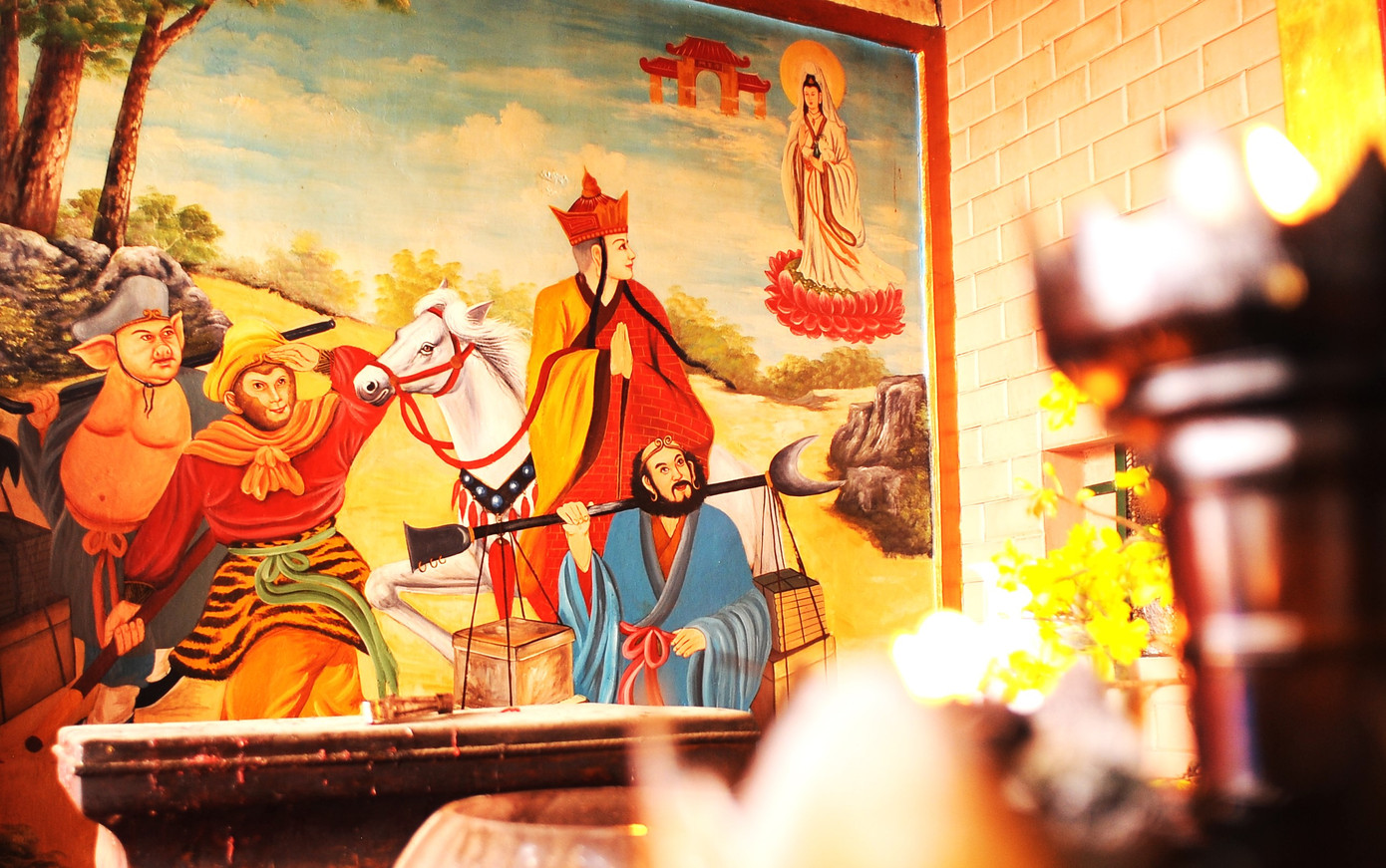 Câu chuyện Tôn Ngộ Không xả thân vì sư phụ quyết lấy kinh về giúp đời được người đời ghi nhớ mãi và Tề Thiên Đại Thánh được chiêm bái, thờ phụng đến tận ngày nay. Câu chuyện Tôn Ngộ Không xả thân vì sư phụ quyết lấy kinh về giúp đời được người đời ghi nhớ mãi và Tề Thiên Đại Thánh được chiêm bái, thờ phụng đến tận ngày nay.