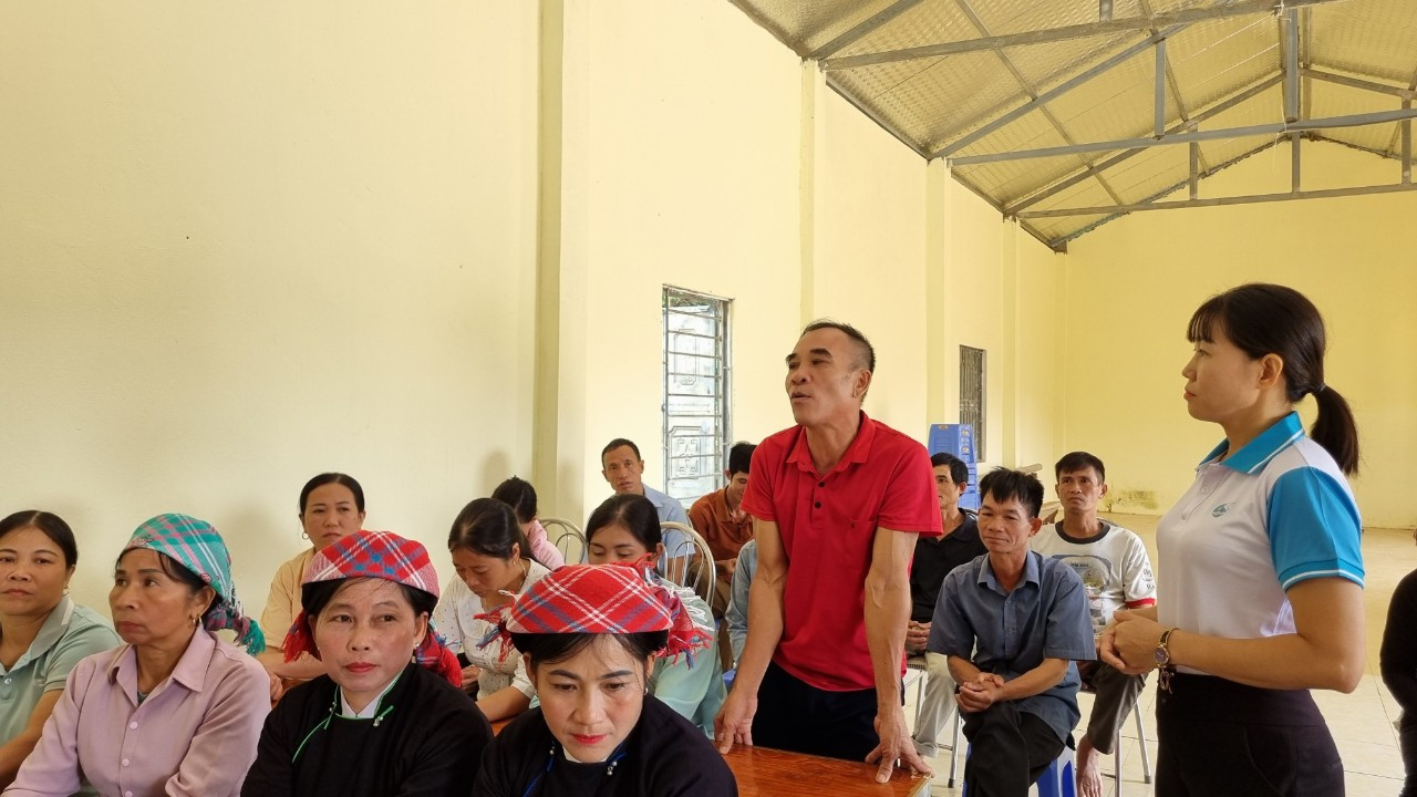 Nhiều nam giới tham gia tại các buổi truyền thông về bình đẳng giới.