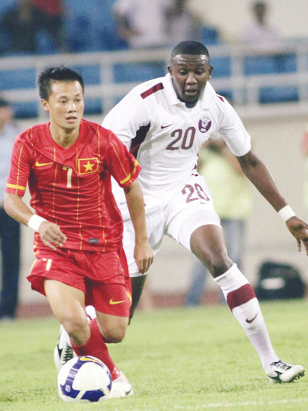 Các cầu thủ VN đã thể hiện dấu ấn của HLV Falko Goetz . Các cầu thủ VN đã thể hiện dấu ấn của HLV Falko Goetz