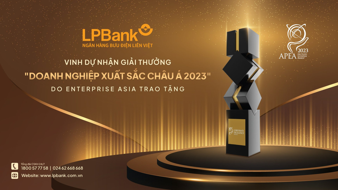 LPBank tiếp tục nhận giải thưởng Doanh nghiệp xuất sắc Châu Á năm 2023 ảnh 1