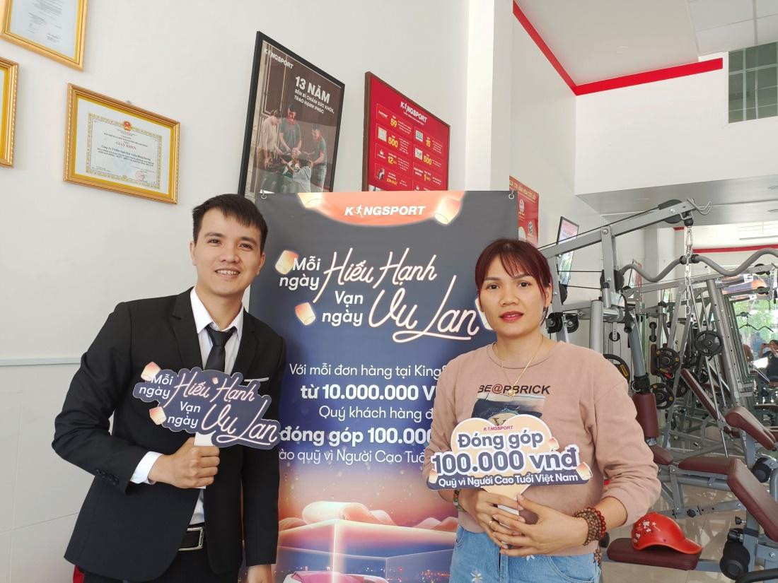 Nhiều khách hàng đồng hành cùng KingSport trong chương trình góp quỹ (Ảnh: KingSport)