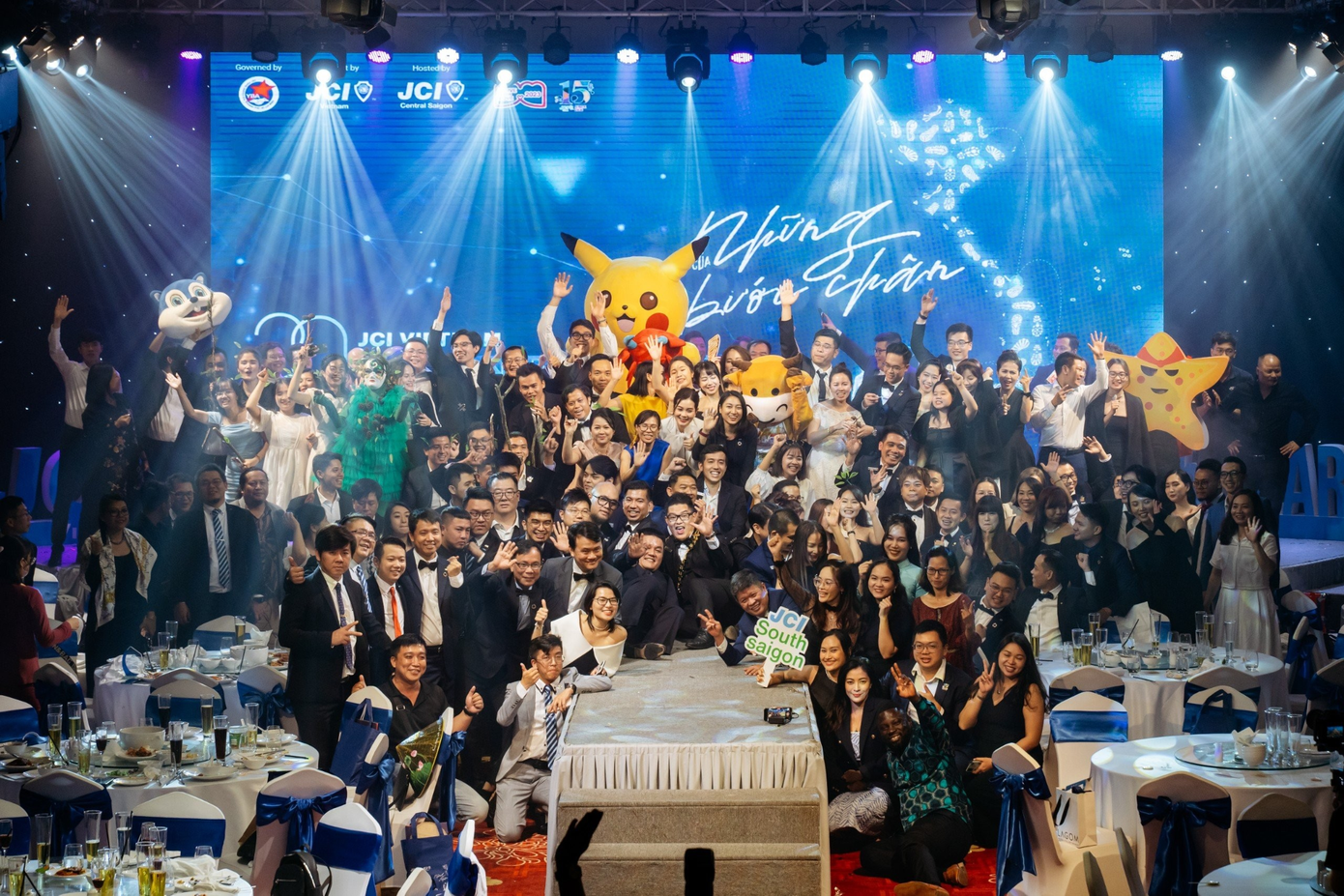 Toàn thể hơn 450 thành viên JCI Vietnam đến tham dự NATCON (JCI Vietnam National Convention)
