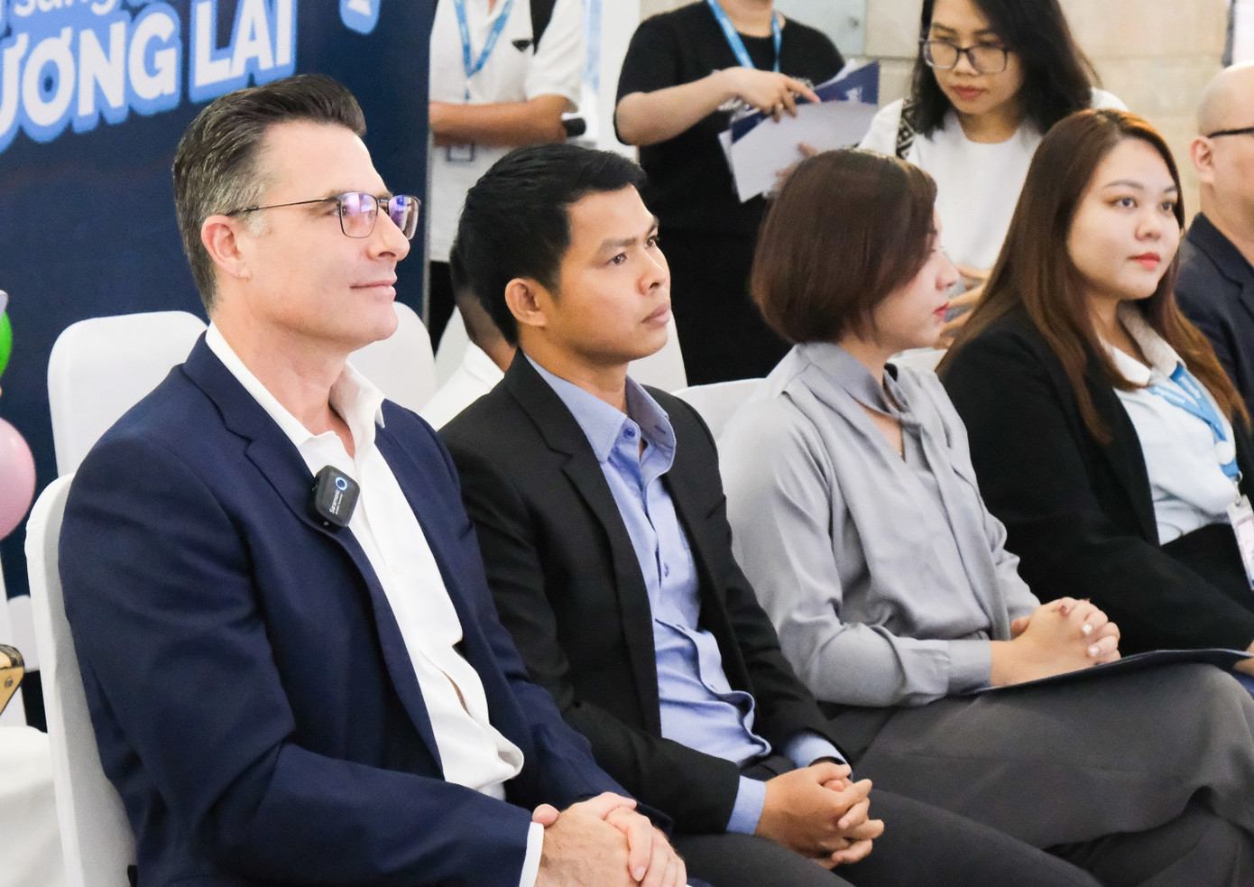 Ông Alain Thibault, Giám đốc điều hành của Asia Strategic Holdings và ban giám đốc Logiscool tại sự kiện