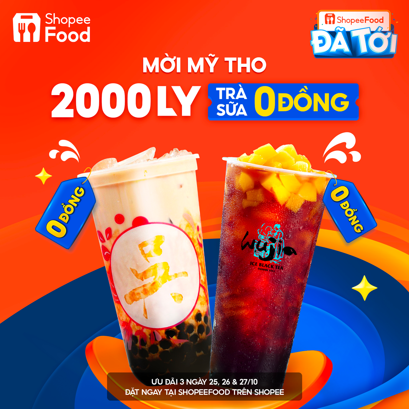 ShopeeFood “chơi lớn” khao luôn 2000 ly trà sữa cho tín đồ ẩm thực Mỹ Tho khi chỉ vừa “đổ bộ” chưa đầy một tuần