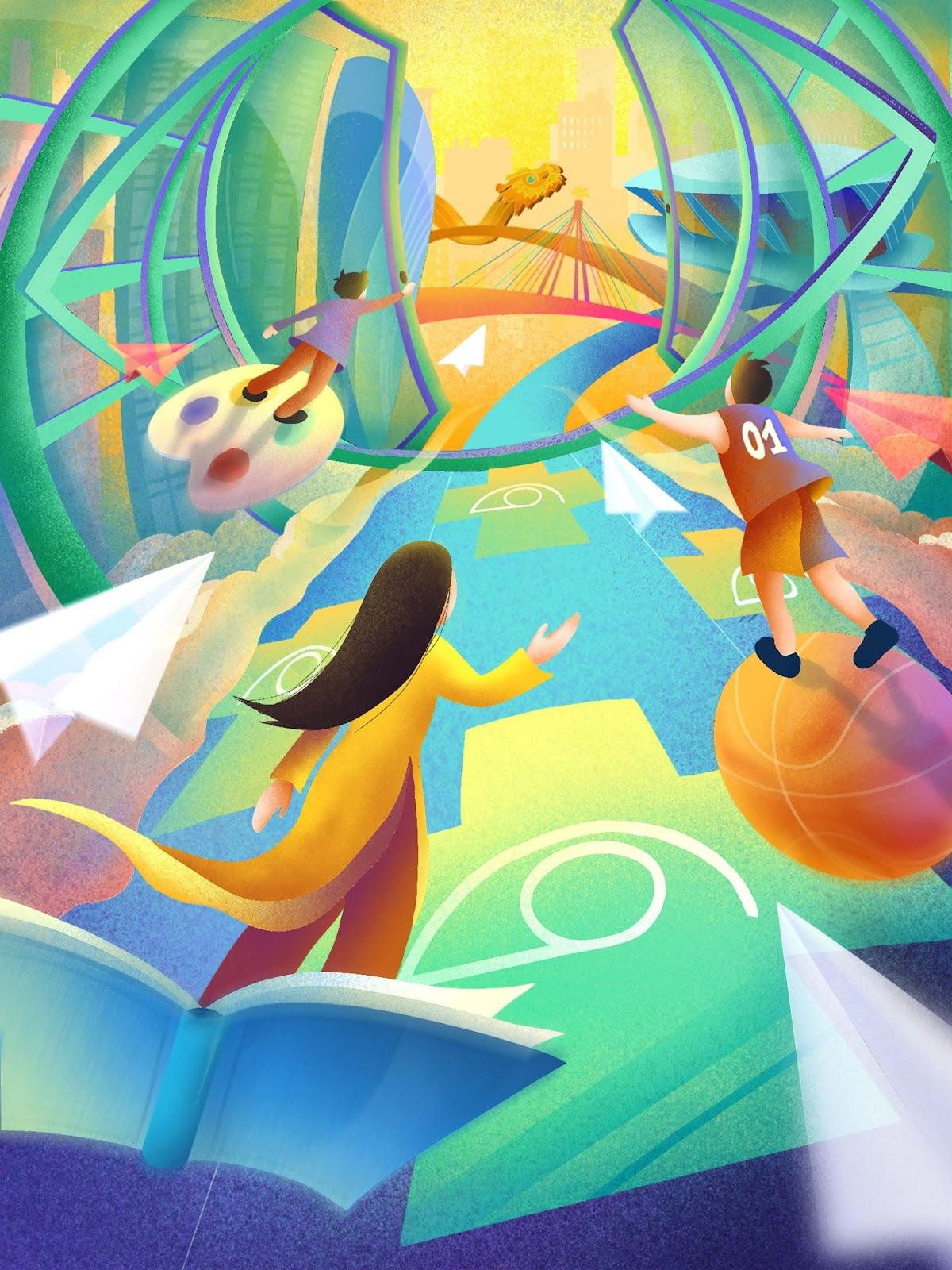 Tác phẩm “Mở cửa tương lai” thực hiện bởi sinh viên Thái Thị Diệu Bình đạt giải nhất tại cuộc thi vẽ “Mở” Mắt Tác phẩm “Mở cửa tương lai” thực hiện bởi sinh viên Thái Thị Diệu Bình đạt giải nhất tại cuộc thi vẽ “Mở” Mắt