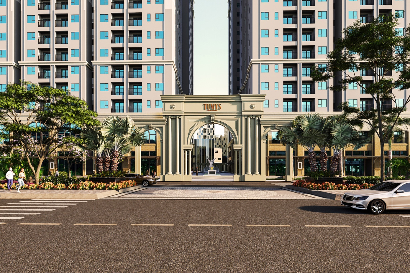 Dự án Tumys Phú Mỹ toạ lạc ngay mặt tiền đường Quốc lộ 51 - tuyến đường trọng điểm trong khu vực, liền kề sân bay Long Thành