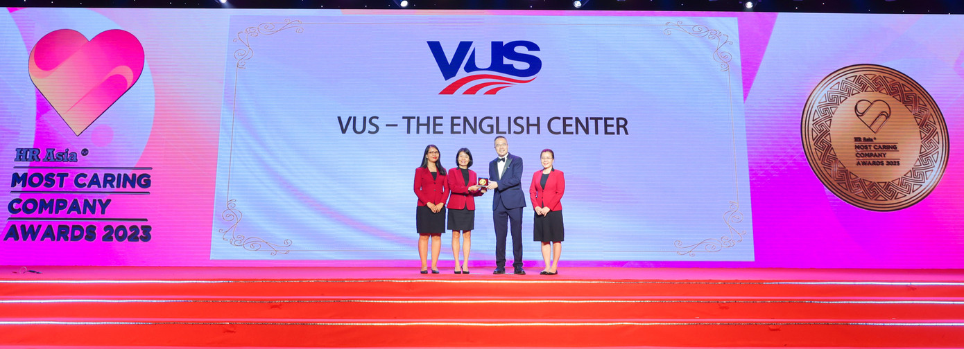 Đội ngũ nhân sự của VUS tham gia Lễ trao giải HR Asia Awards vừa qua.