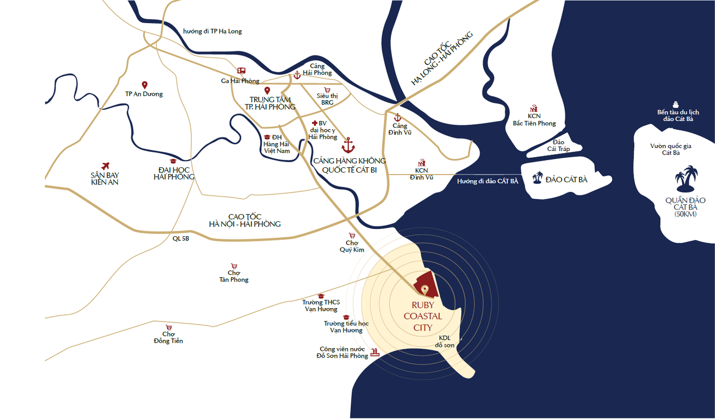 Với vị trí chiến lược du lịch và giao thương kinh tế, biệt thự Pearl Island sẽ không chỉ là không gian nghỉ dưỡng xứng tầm quốc tế mà còn là khoản đầu tư sinh lời lớn trong tương lai nhờ tiềm năng phát triển của Hải Phòng nói riêng và tam giác kinh tế khu vực Đông Bắc nói chung. Với vị trí chiến lược du lịch và giao thương kinh tế, biệt thự Pearl Island sẽ không chỉ là không gian nghỉ dưỡng xứng tầm quốc tế mà còn là khoản đầu tư sinh lời lớn trong tương lai nhờ tiềm năng phát triển của Hải Phòng nói riêng và tam giác kinh tế khu vực Đông Bắc nói chung.