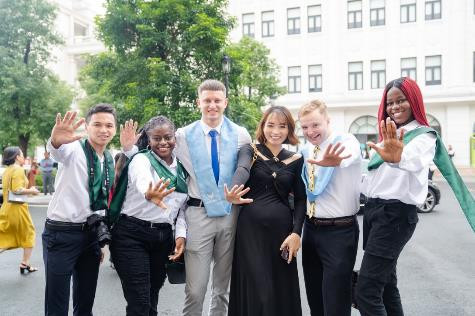 Sinh viên của VinUni đến từ nhiều Quốc gia khác nhau, tạo nên một ngôi nhà chung phong phú về bản sắc văn hóa