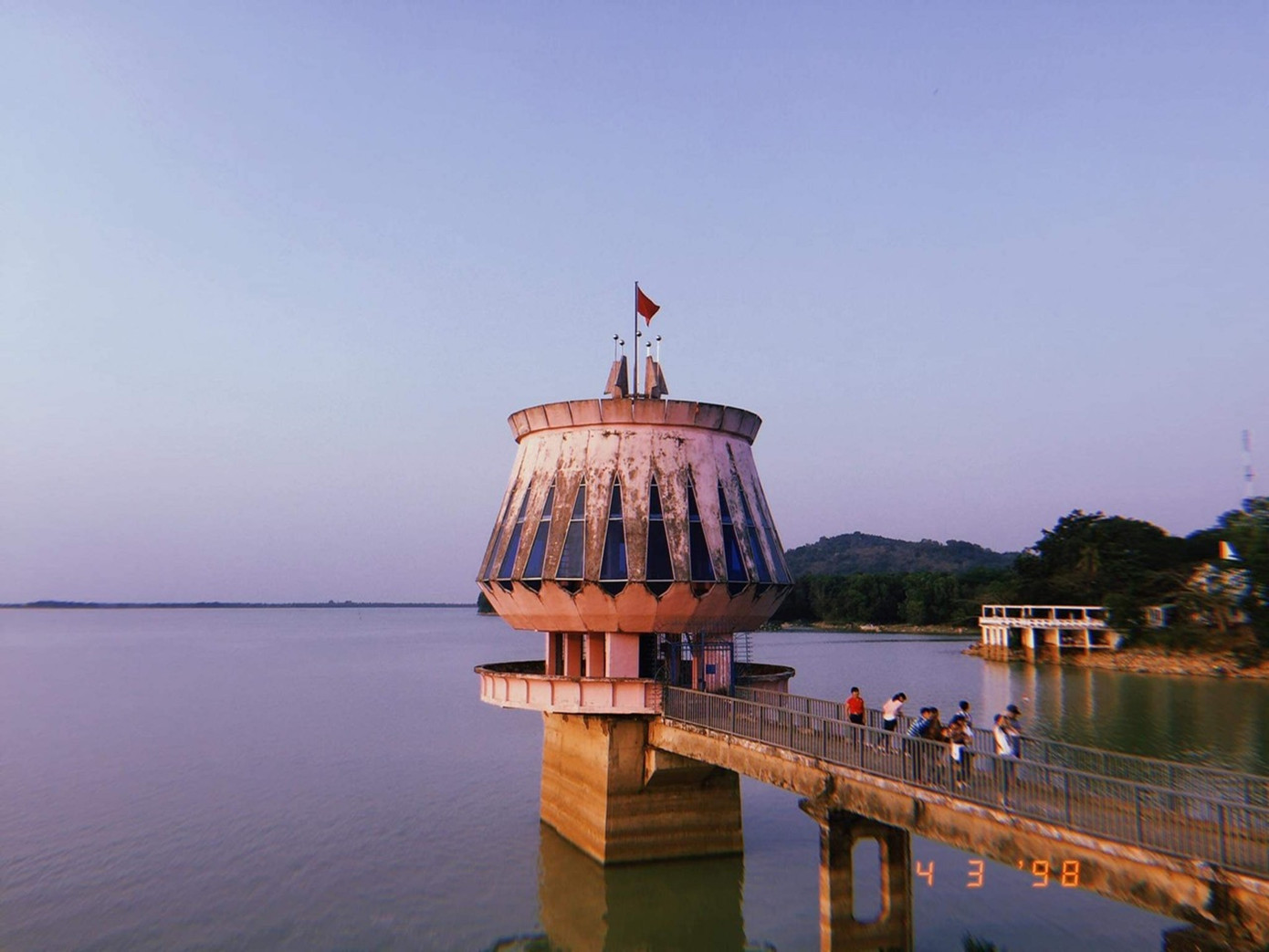 Hồ Dầu Tiếng trên địa bàn tỉnh Tây Ninh. Ảnh: Tân Châu