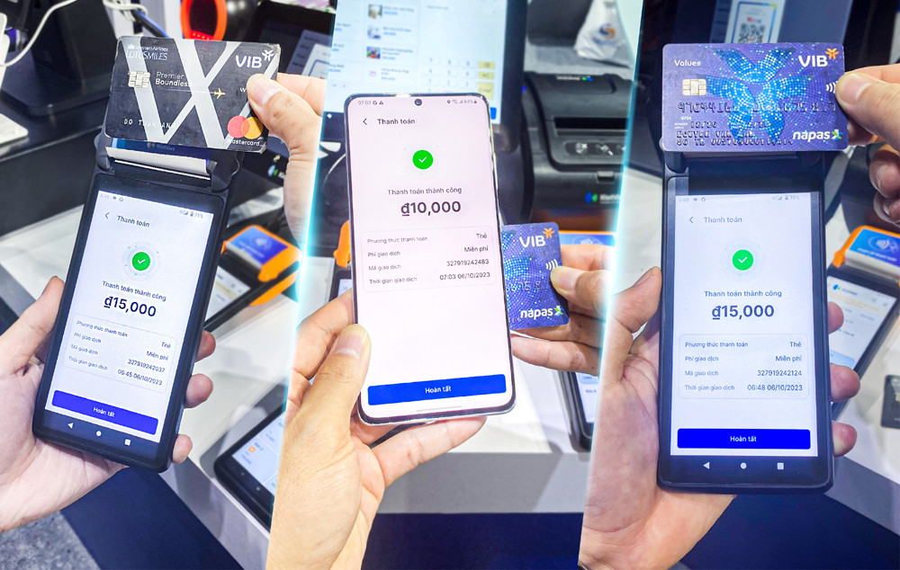 Khách hàng sử dụng giải pháp thanh toán Soft POS Khách hàng sử dụng giải pháp thanh toán Soft POS