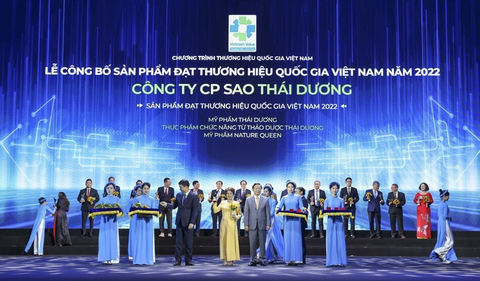 Sao Thái Dương vinh dự với 3 dòng sản phẩm đạt Thương hiệu Quốc gia 2022