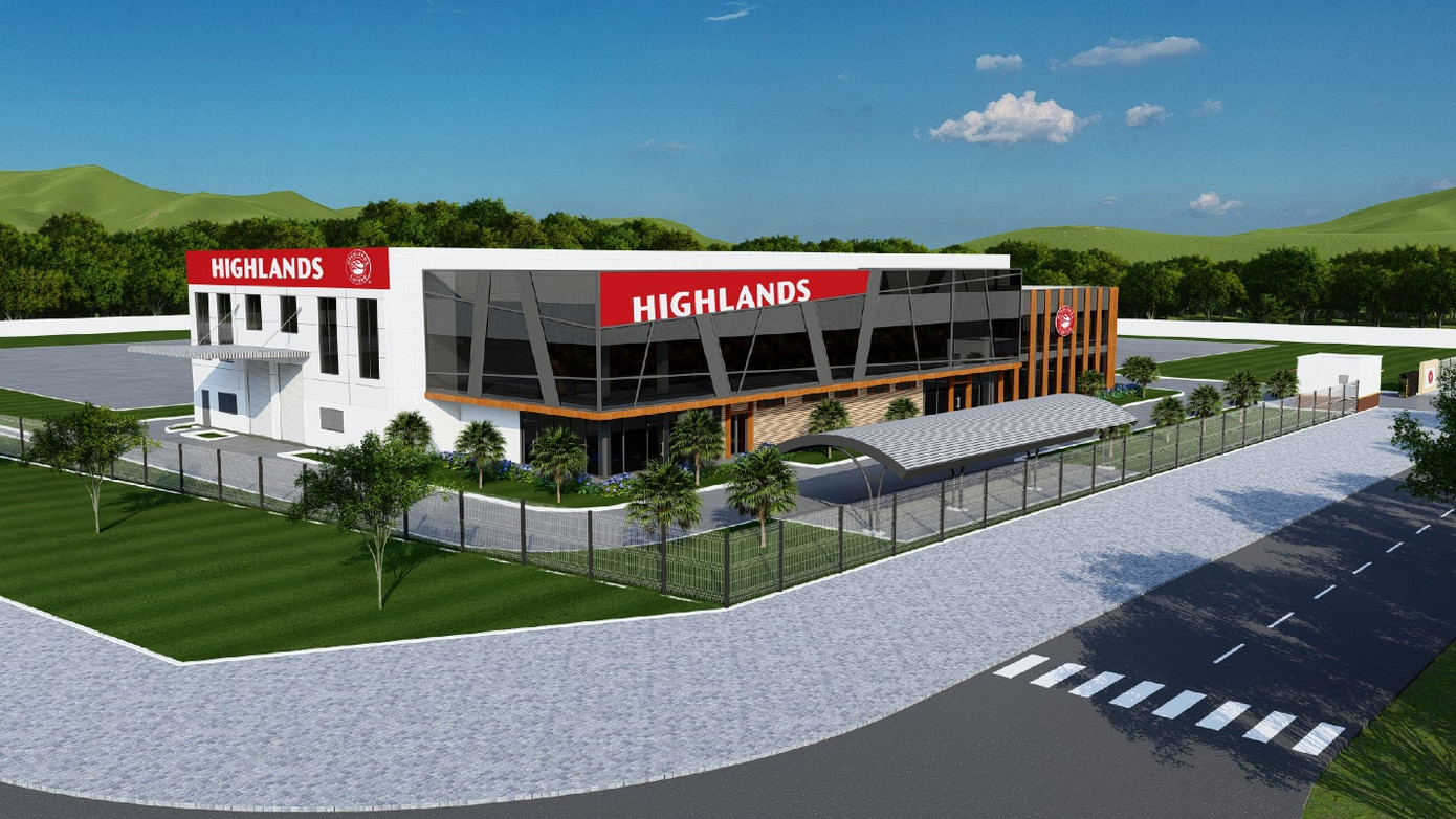 Hình ảnh nhà máy rang cà phê Cao Nguyên