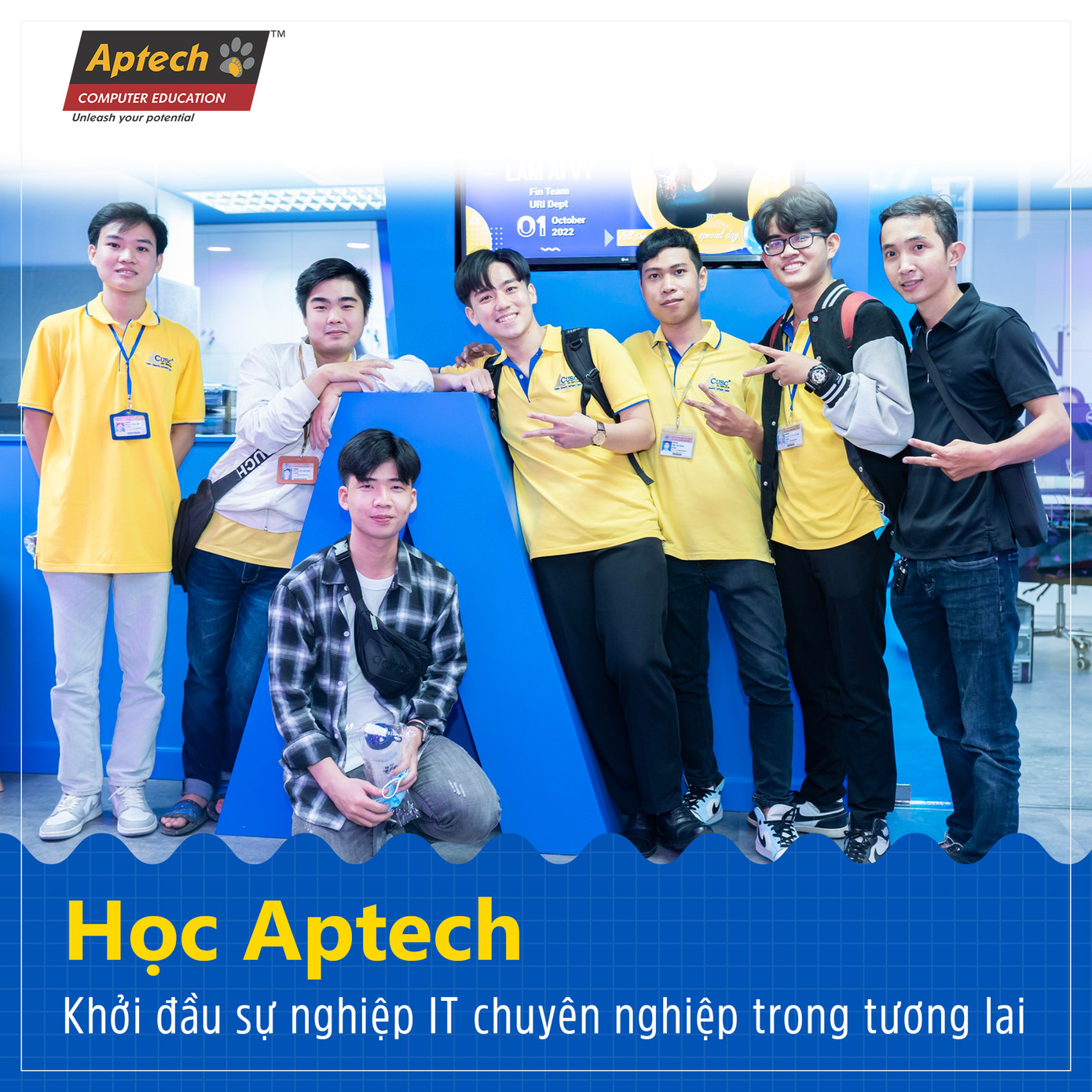 Hình ảnh sinh viên của Aptech Cần Thơ