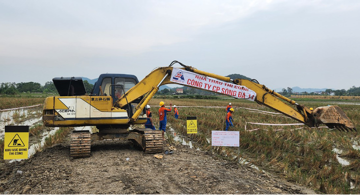 EVNNPT triển khai thi công Dự án đường dây 500 kV NMĐ Nam Định I – Thanh Hóa