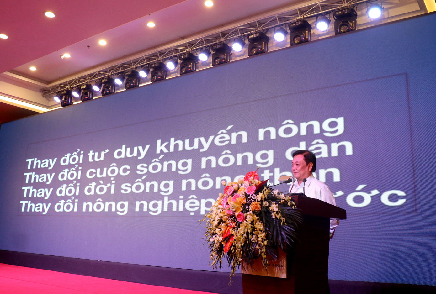 Câu khẩu hiệu đặc biệt ông Hoan dành cho Khuyến nông Việt Nam trong khuôn khổ tọa đàm