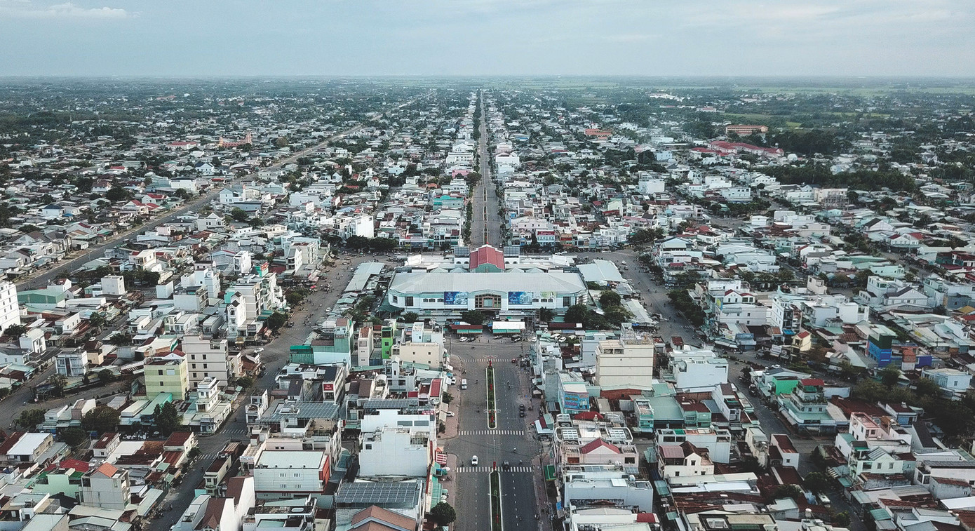 Một góc thị xã Hòa Thành, Tây Ninh Một góc thị xã Hòa Thành, Tây Ninh