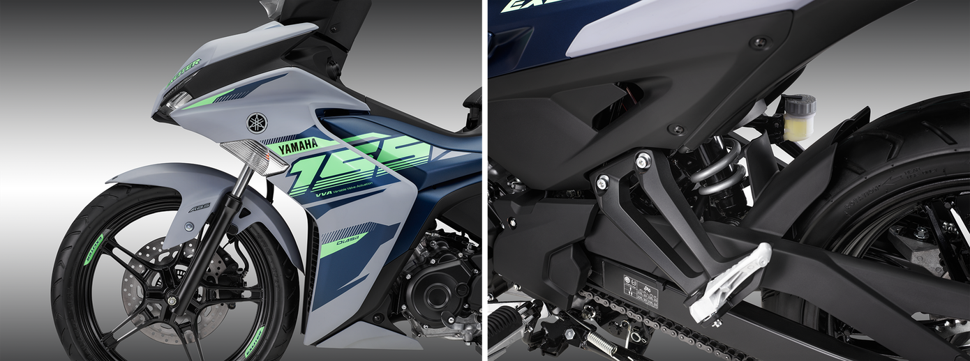 Phuộc trước ống lồng và phuộc sau monoshock