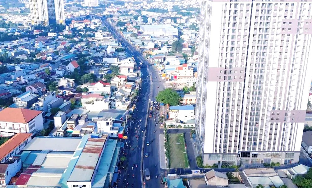 Quốc lộ 1K đoạn qua tỉnh Bình Dương nhìn từ trên cao. Quốc lộ 1K đoạn qua tỉnh Bình Dương nhìn từ trên cao.