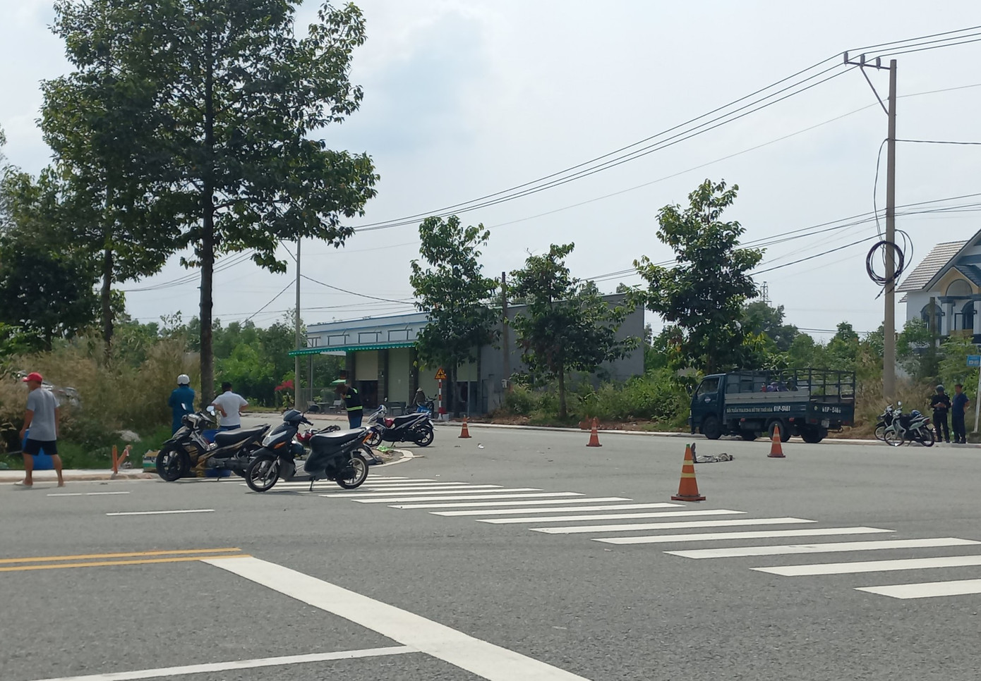 Hiện trường vụ tai nạn