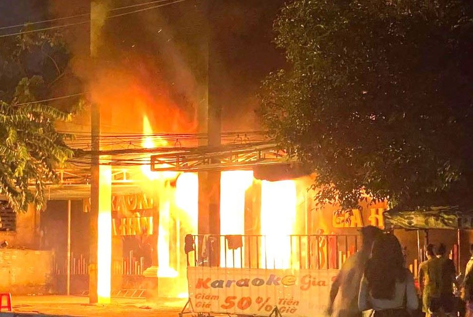 Hiện trường vụ cháy
