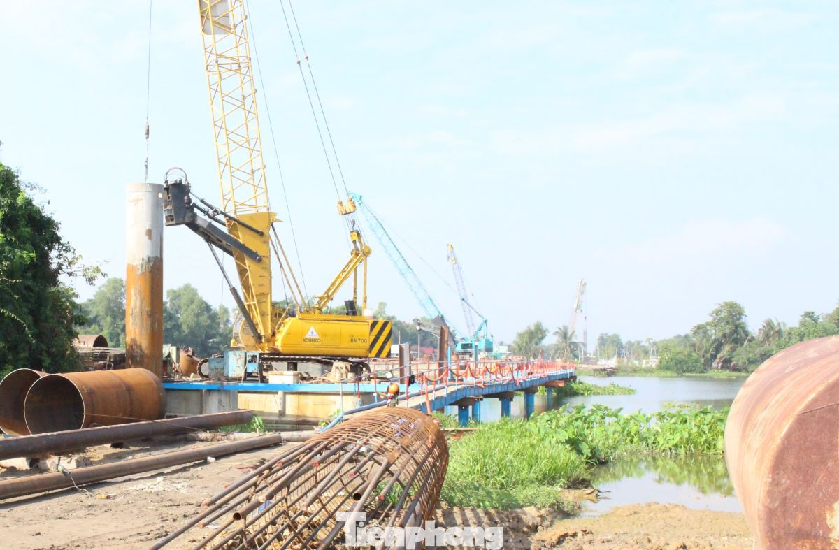 Khu vực công trình cầu Bình Gởi nối Bình Dương và TPHCM.