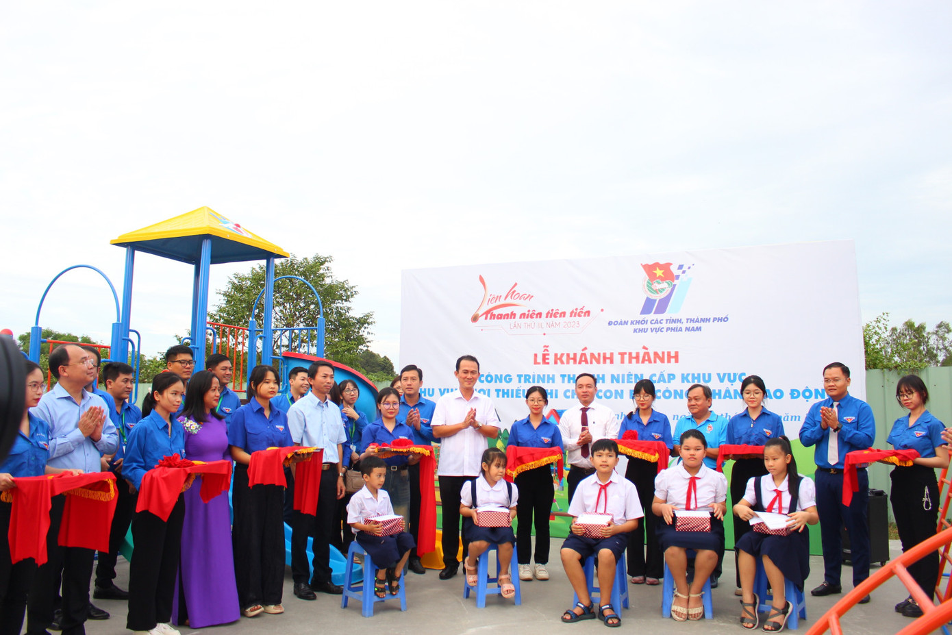 Khánh thành khu vui chơi cho con em công nhân tại Khu công nghiệp Đại Đăng (Bình Dương)